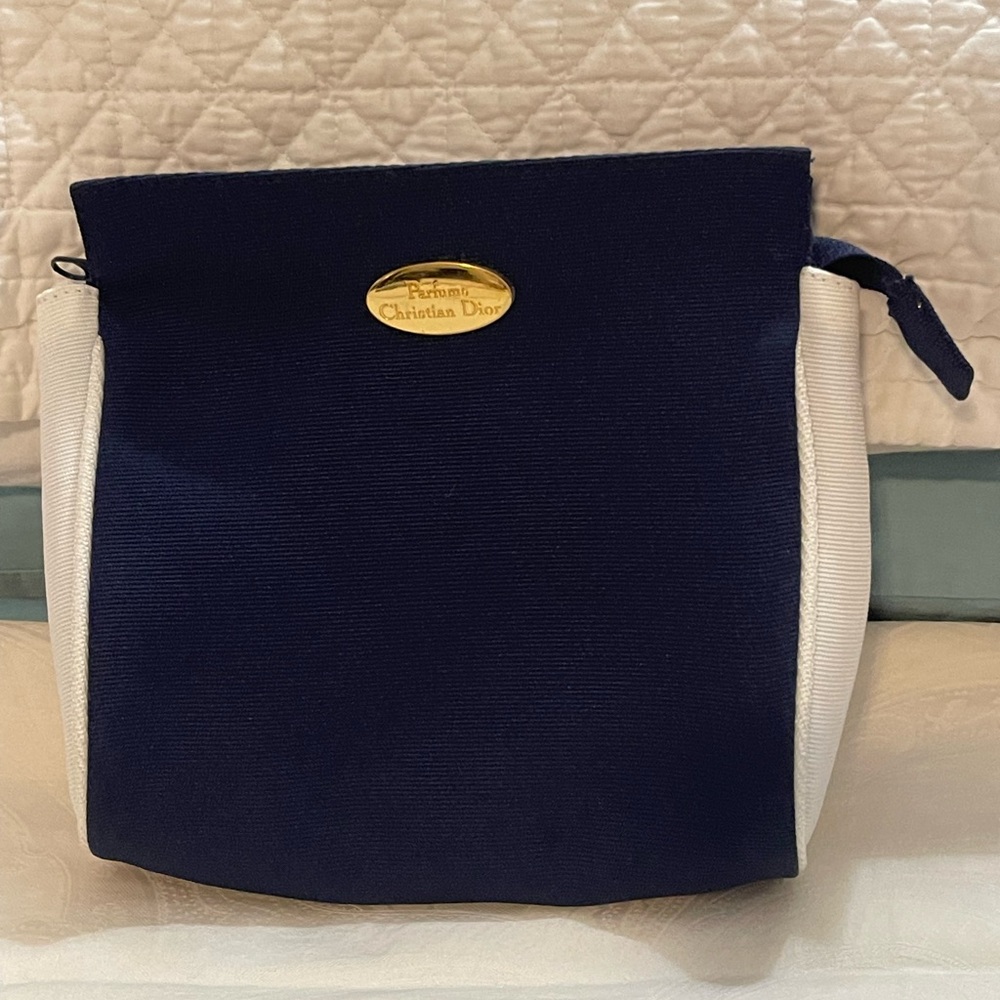 NEW Authentic Dior Make up Canvas B/W